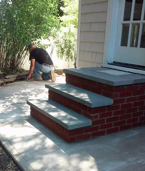 concrete steps installation near me